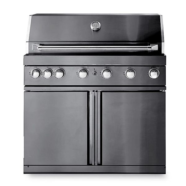 MyOutdoorKitchen Freistehender Gasgrill mit 6 Brennern und Heckbrenner Blac günstig online kaufen