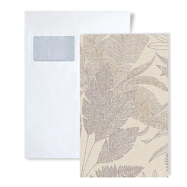 PROFHOME 1 MUSTERSTÜCK S-396545-GU DIN A4 MUSTER der Floralen Tapete günstig online kaufen