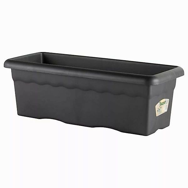 Blumentopf Plastiken Planter 80 X 26 Cm Rechteckig Anthrazit günstig online kaufen