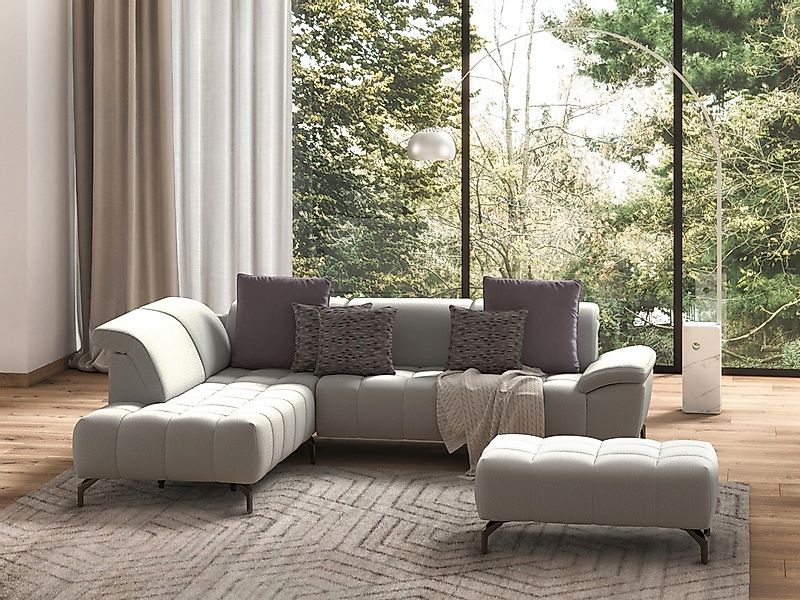 sit&more Ecksofa »Cool L-Form«, wahlweise mit Kopfteilverstellung und Vorzi günstig online kaufen