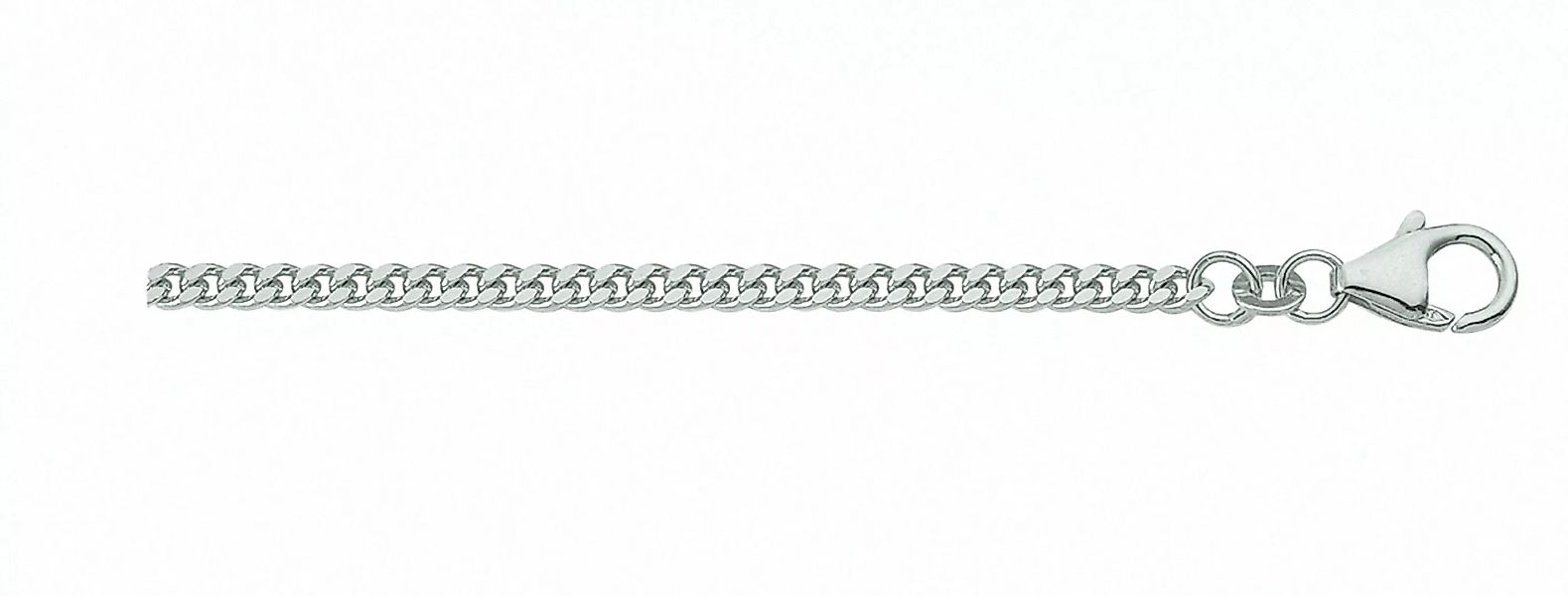 Adelia´s Silberkette "925 Silber Flach Panzer Halskette Ø 1,6 mm", Silbersc günstig online kaufen
