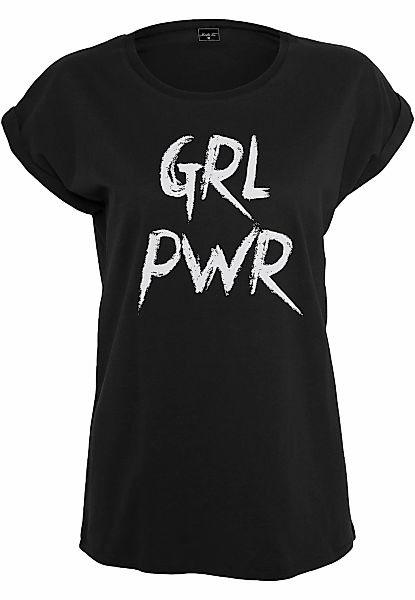 MisterTee T-Shirt "MisterTee Damen Ladies GRL PWR Tee" 1 Stk. tlg. günstig online kaufen