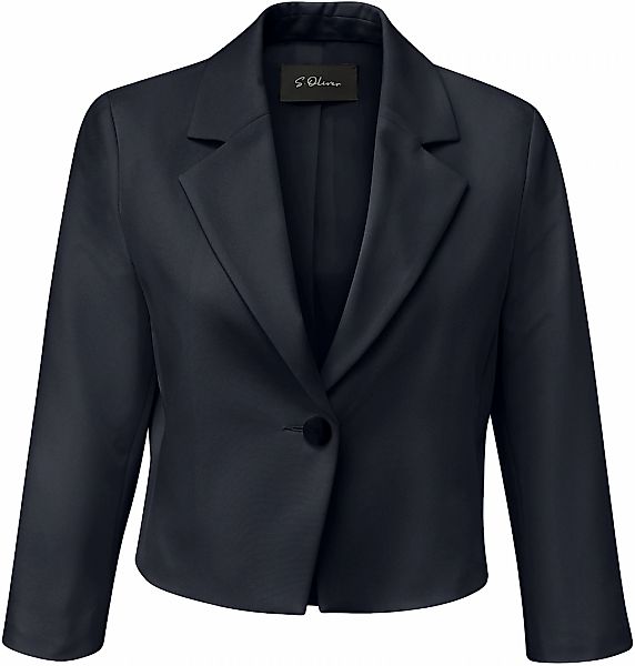 s.Oliver BLACK LABEL Kurzblazer 3/4-Arm mit Stretch günstig online kaufen