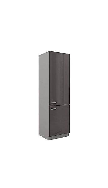 Küchen-Preisbombe Hochschrank 60 cm Küche Bianca Grey Grau Hochglanz Küchen günstig online kaufen