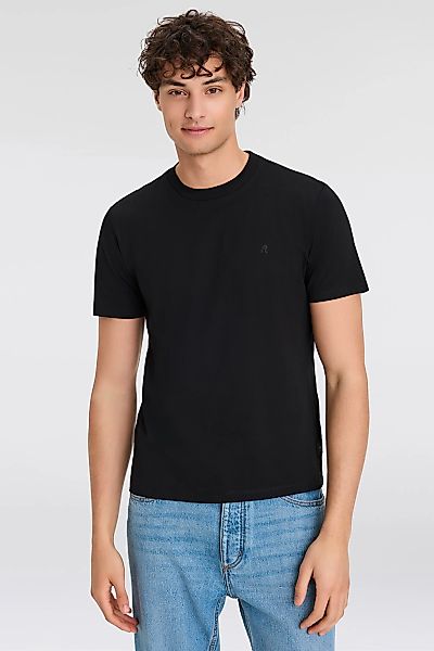 Replay T-Shirt "mit Logostickerei auf der Brust" günstig online kaufen