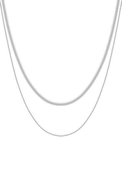 Hey Happiness Edelstahlkette Damen Layer mehrschichtig, günstig online kaufen