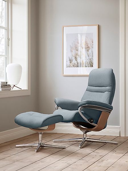 Stressless Relaxsessel "Sunrise", mit Cross Base, Größe S, M & L, Holzakzen günstig online kaufen