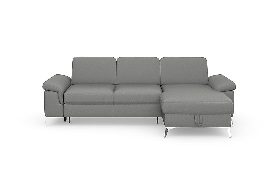 sit&more Ecksofa »Padua L-Form« inklusive Sitztiefenverstellung, Armteilfun günstig online kaufen