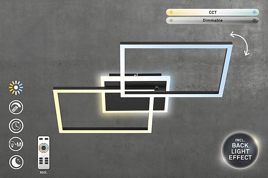 Briloner Leuchten LED Deckenleuchte FRAME günstig online kaufen