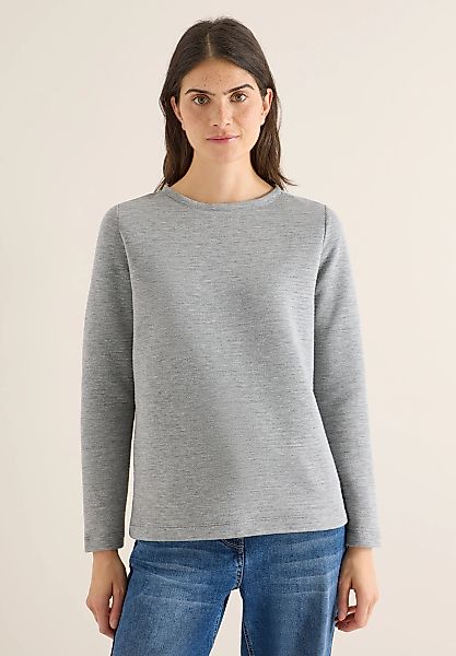 Cecil Langarmshirt aus softem Materialmix günstig online kaufen