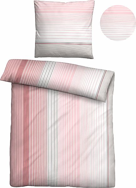 Castell - Markenbettwäsche Bettwäsche "Laurin" 2 Stk. mit unterschiedlichen günstig online kaufen