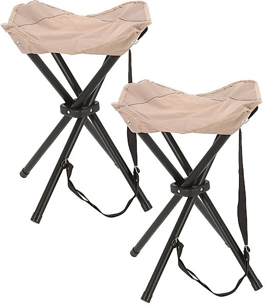 Koopman Campinghocker Beige (2 St), Klapphocker, günstig online kaufen