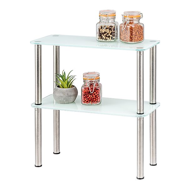 bremermann Küchenregal Glas-Regal, Küchenregal auf 2 günstig online kaufen