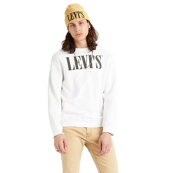 Levi´s ® Relaxed Graphic Sweatshirt L 90S Serif Logo White günstig online kaufen