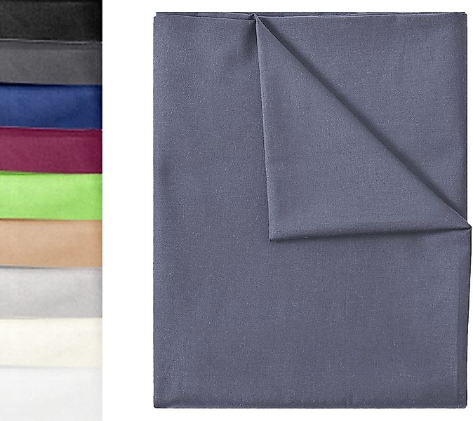 NatureMark Bettlaken klassisches Betttuch Haustuch, 100% Baumwolle, Gummizu günstig online kaufen