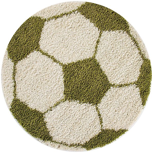 Teppium Teppich Fußball-Design, Rund, Höhe: 30 günstig online kaufen