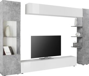 INOSIGN Wohnwand "Sorano" Set, 4 Stk. tlg. Kompaktwohnwand mit viel Staurau günstig online kaufen