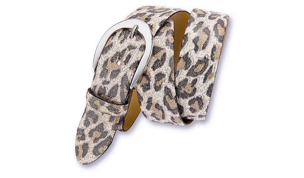 Silbergift Ledergürtel "Ledergürtel mit Animalprägung" günstig online kaufen