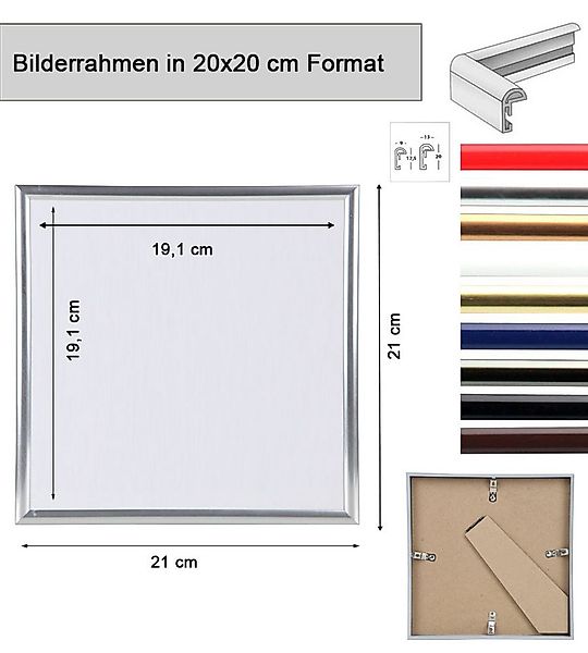 IDEAL TREND Bilderrahmen New Lifestyle Kunststoff Bilderrahmen quadratisch günstig online kaufen