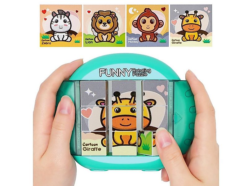 CLTYQ Lernspielzeug Drehbares 3D Puzzle 9 Teile Flugzeug Autofahrt Hochzeit günstig online kaufen