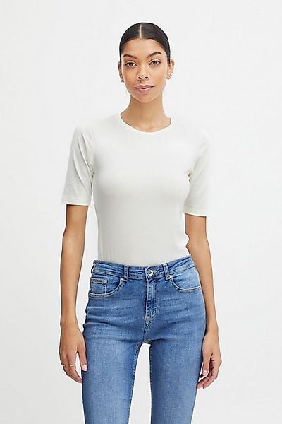 b.young T-Shirt Slim Fit Ellenbogen-Länge Rundhalsausschnitt BYPAMILA TSHIR günstig online kaufen
