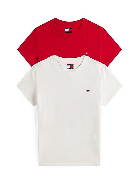 Tommy Jeans T-Shirt TJW 2PACK C-NECK TEE (Packung, 2-tlg., 2er) mit Logo-St günstig online kaufen