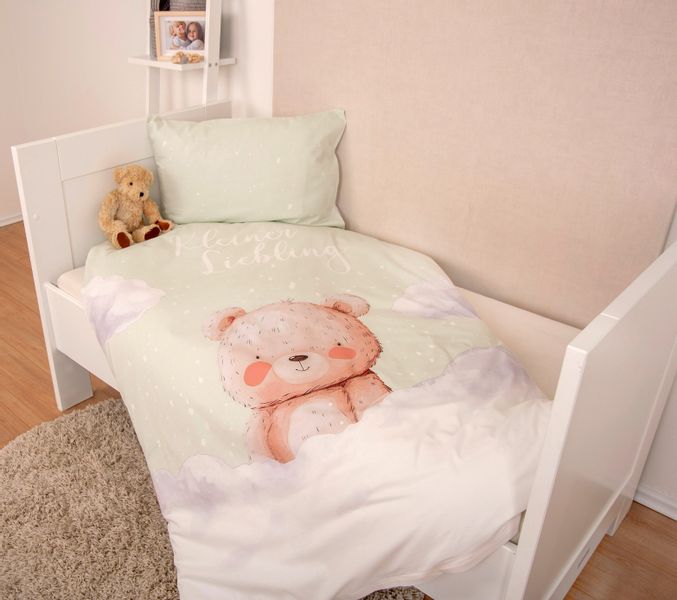 Lüttenhütt Kinderbettwäsche "Kleiner Liebling in Gr. 100x135 und 135x200 cm günstig online kaufen
