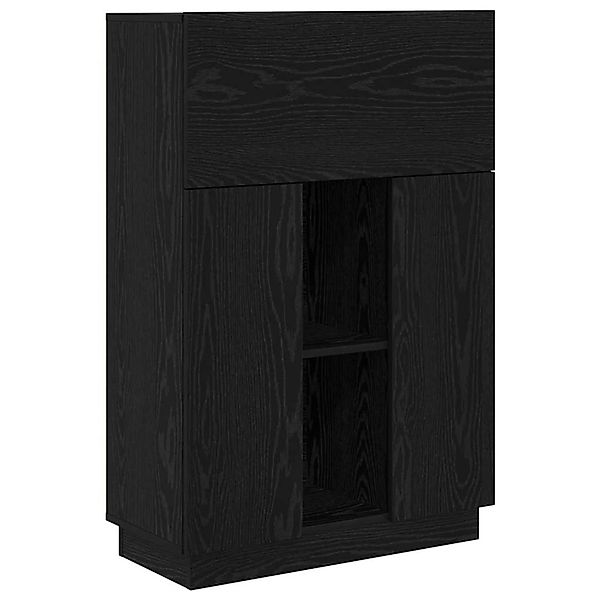 vidaXL Schreibtisch Schwarz Eichen-Optik 71,5 x 31,5 x 106,5 cm 869483 günstig online kaufen