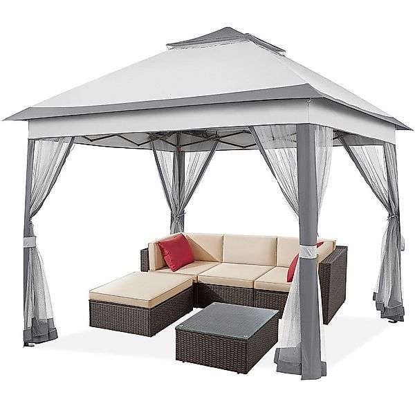 Yaheetech Faltpavillon 3,3x3,3 m/ 4x4m, mit günstig online kaufen