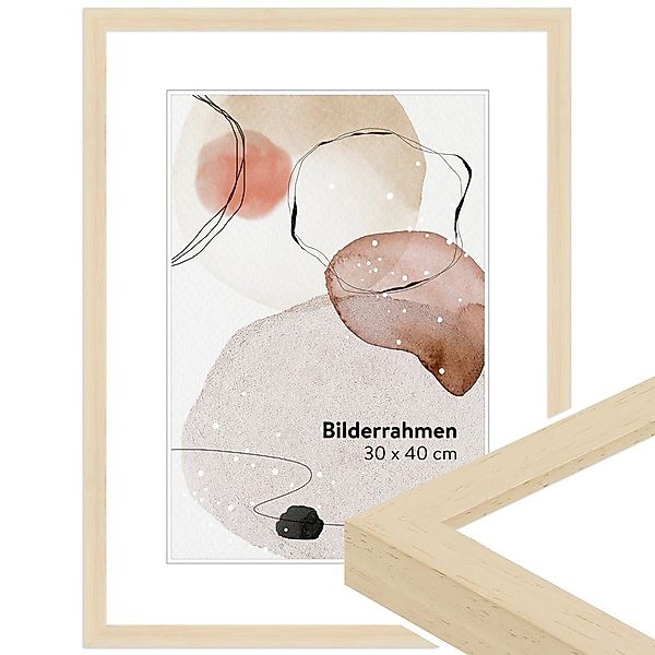 WANDStyle Bilderrahmen H950, Natur-Optik, aus Massivholz im Stil Modern günstig online kaufen