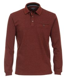 CASA MODA Pflegeleichtes Stretch-Poloshirt Farbe terra Größe: 5XL günstig online kaufen