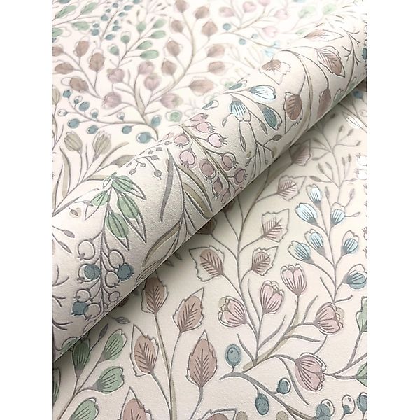 Newroom Vliestapete Zola Rose Blätter Floral FSC® günstig online kaufen