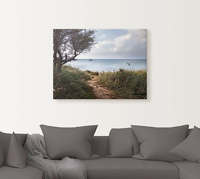 Artland Wandbild "Wege zum Meer....", Gewässer, (1 St.), als Leinwandbild, günstig online kaufen