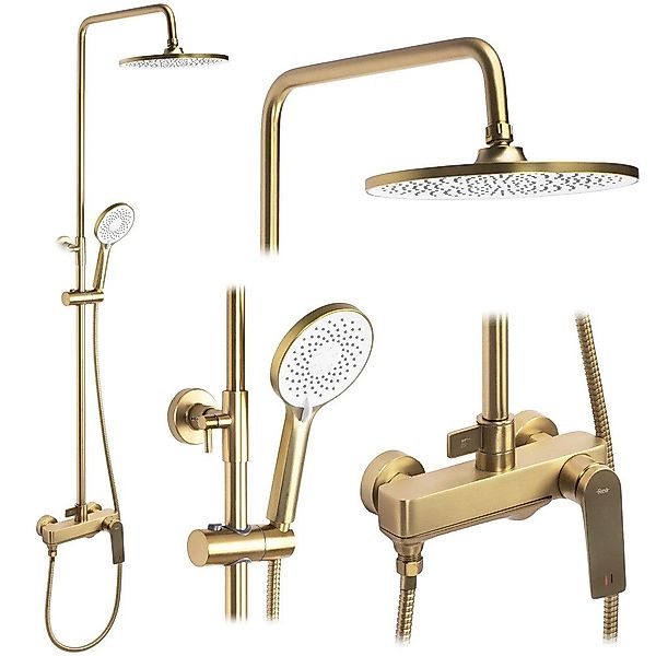 wohnwerk.idee Duschsystem Duscharmatur Dusche Regendusche Avalon günstig online kaufen