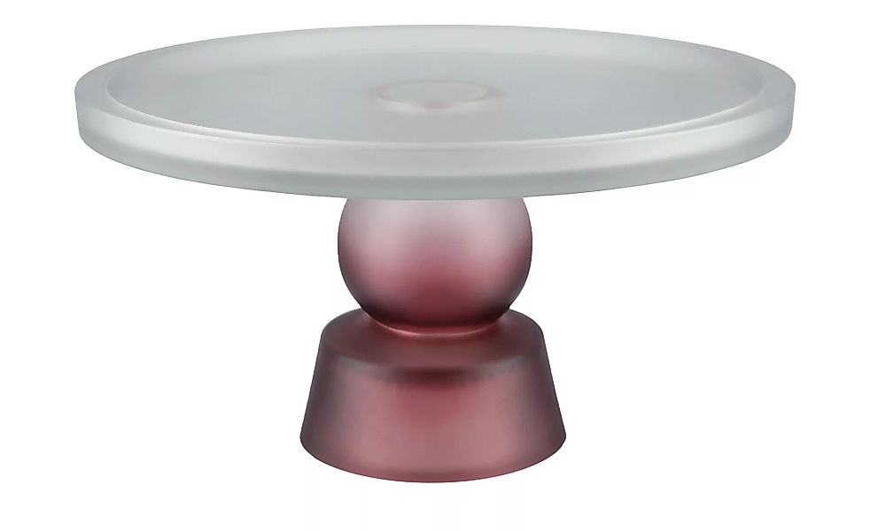 Tortenplatte - rot - Glas - 13 cm - Geschirr > Einzelgeschirrteile - Möbel günstig online kaufen