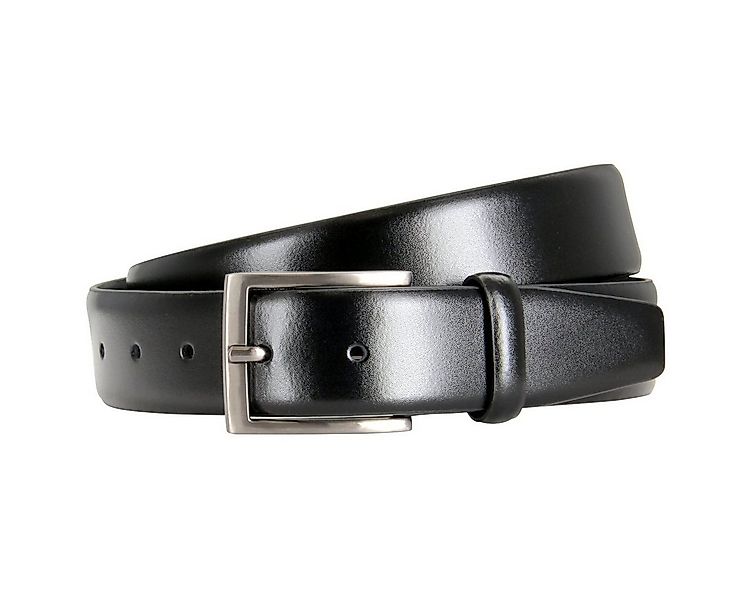 LINDENMANN Ledergürtel Lindenmann eleganter Ledergürtel Überlänge schwarz günstig online kaufen