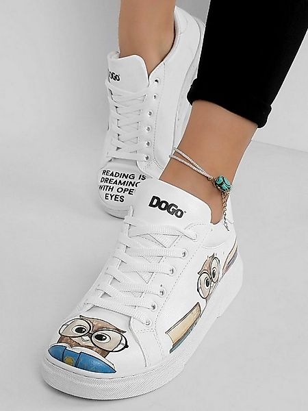 DOGO Ace Low-Top Sneaker The Wise Owl Damen Sneaker Sneaker Handgefertigt günstig online kaufen