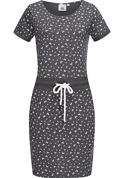 PEAK TIME Sommerkleid "L80023", leichtes Jersey Strandkleid mit Kordel günstig online kaufen