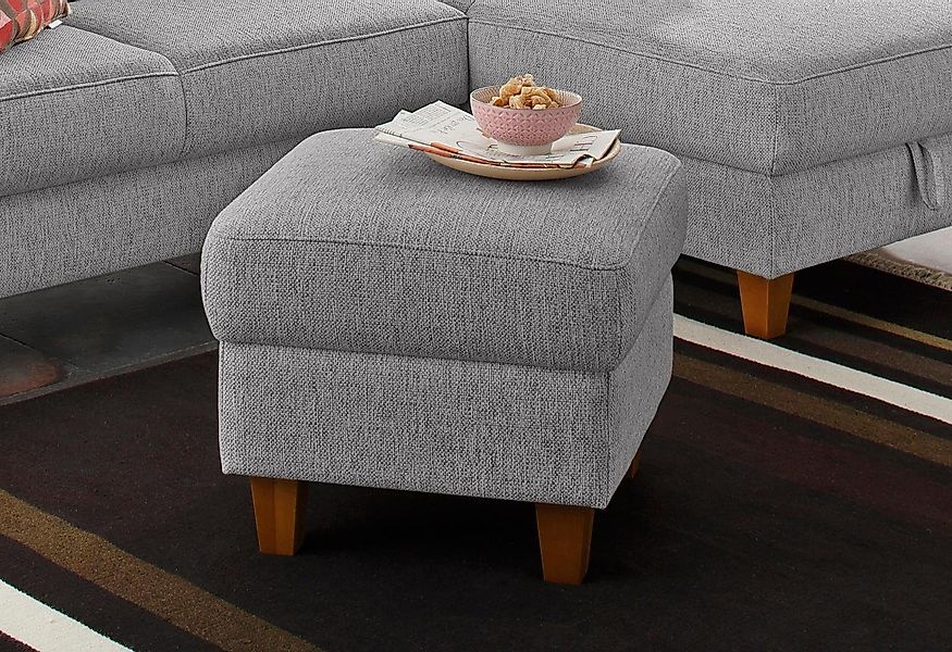 Home affaire Polsterhocker "Palmera, B: 58 cm", mit Stauraum, Federkern günstig online kaufen