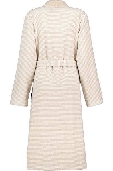 Cawö Damenbademantel, Langform, Baumwolle, Kimono-Kragen, Gürtel, günstig online kaufen