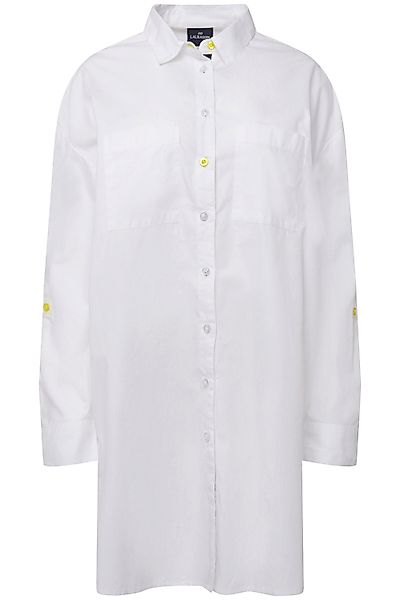 Laurasøn Longbluse Long Bluse Hemdkragen Langarm günstig online kaufen
