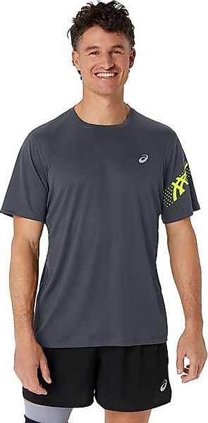 Asics Langarmshirt ICON SS TOP CARRIER GREY/SAFETY YELLOW günstig online kaufen