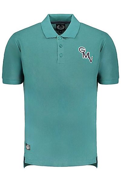 GIAN MARCO VENTURI Poloshirt Elegantes Herren Kurzarm-Poloshirt in Grün mit günstig online kaufen