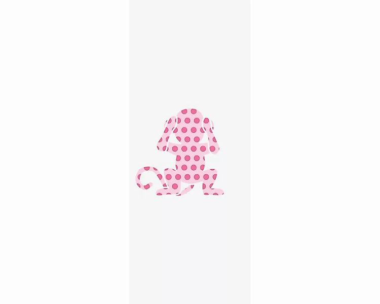 Dekopanel "Affe taub pink" 1,00x2,50 m / Strukturvlies Klassik günstig online kaufen