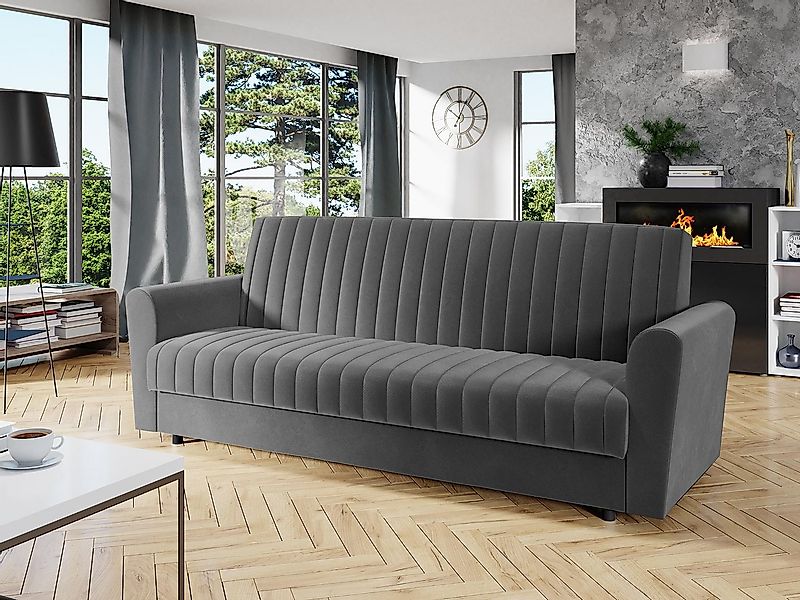 MIRJAN24 Schlafsofa Molly, mit Bettkasten und Schlaffunktion, Wellenfeder, günstig online kaufen