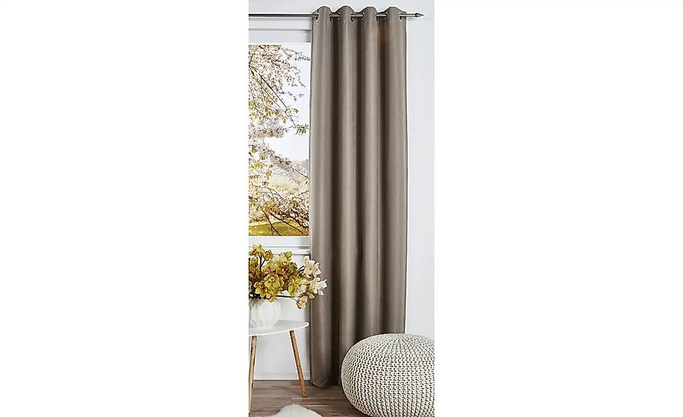 como Ösenschal  Laura ¦ beige ¦ Synthetik ¦ Maße (cm): B: 135 Gardinen & Ro günstig online kaufen