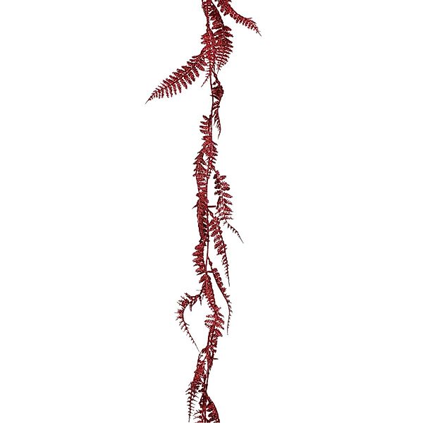 Mica Decorations Girlande Blättern 180 cm Rot günstig online kaufen