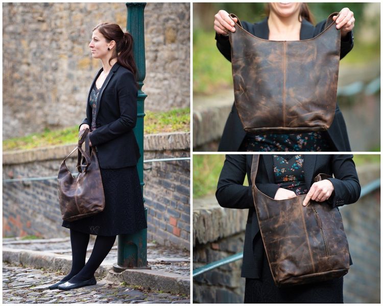 LECONI Schultertasche große Umhängetasche Beuteltasche Damentasche günstig online kaufen