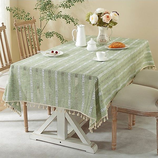NUODWELL Tischdecke Patchwork-Tischdecke aus Baumwolle mit günstig online kaufen