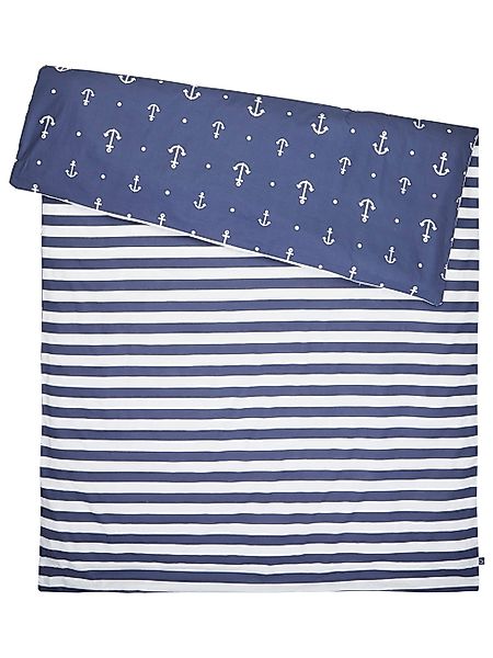 Schietwetter Bettwäsche Bettwäsche "Anker & Streifen" günstig online kaufen